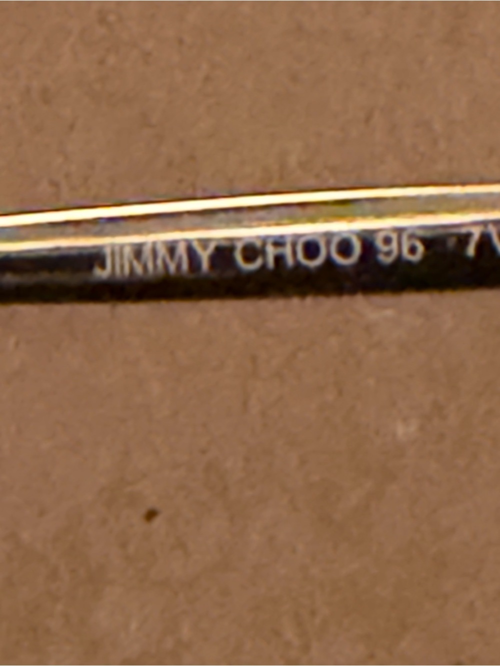 Jimmy Choo Women's Black Eyeglasses - Classic Rectangular Frame - Picture 5 of 9